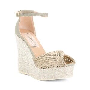 Gaimo Susan Cordela Open Toe Wedge Espadrilles